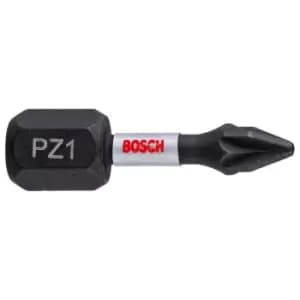 Bosch 2608522400 Impact Control Screwdriver Bits PZ1, Pack of 2