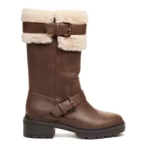 Rocket Dog Igloo Brown Buckled Tall Winter Boot