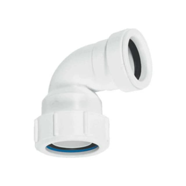 McAlpine MS4-32MM 1.25" 90° Multifit Bend x 32mm Pushfit White
