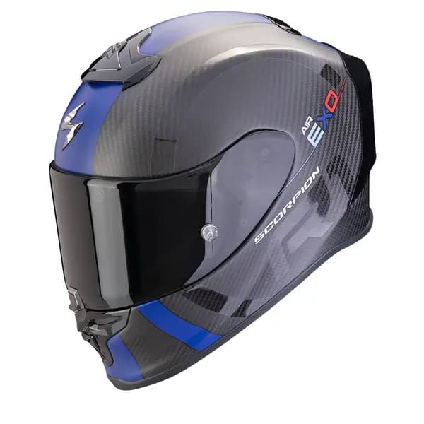 Scorpion EXO-R1 Evo Carbon Air Mg Matt Black-Blue Full Face Helmet L