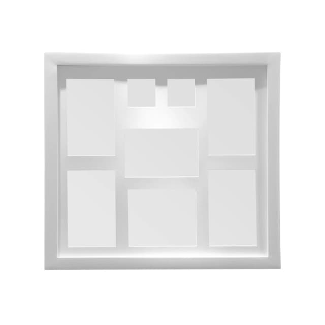 Premier Housewares Maren White 8 Multi Photo Frame White