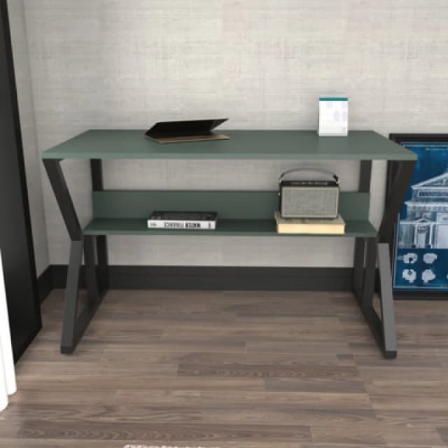 Decorotika Wake Study And Writing Desk Green And Black
