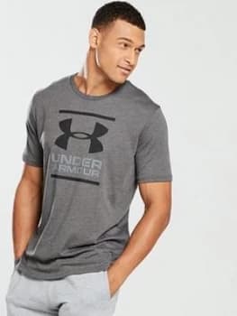 Urban Armor Gear Graphic Logo Foundation T shirt Charcoal Heather Size 2XL Men