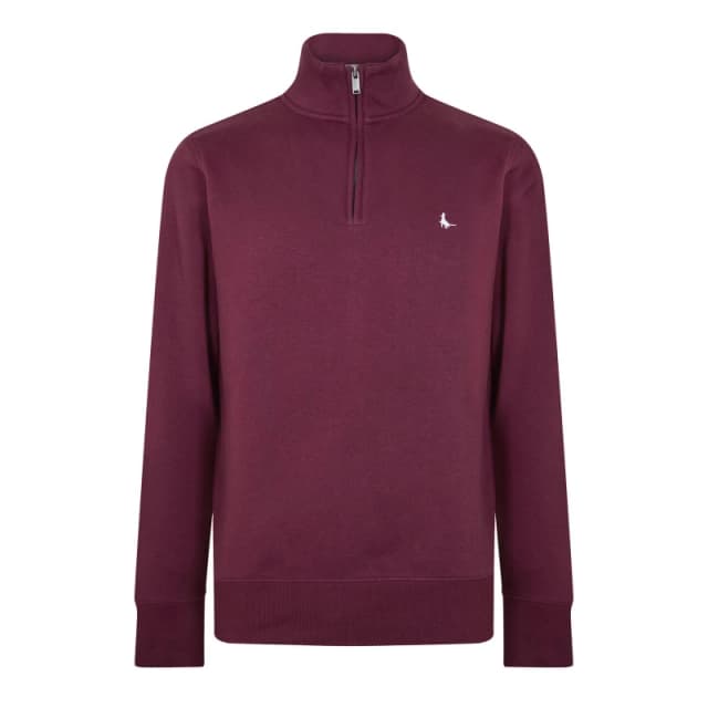 Jack Wills Jack Barchester Quarter Zip Sweatshirt Fig male S