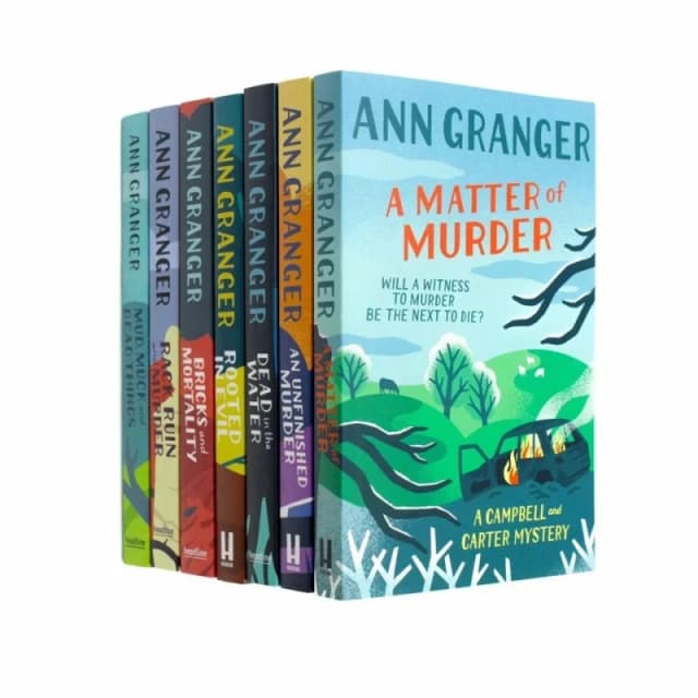 A Campbell and Carter Mystery Series Books 1 - 7 Collection Set by Ann Granger Ann Granger Books