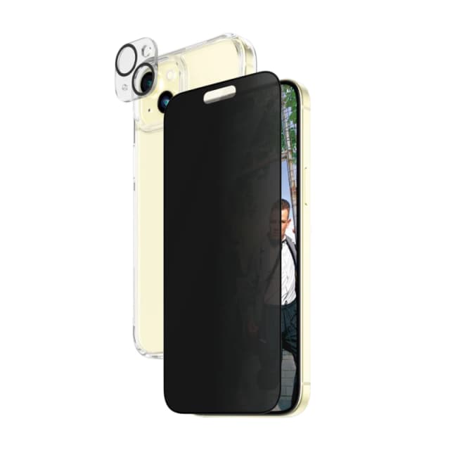 PanzerGlass 3-in-1 Privacy Bundle iPhone 15 Plus