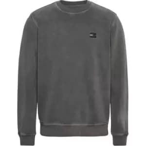 Tommy Jeans Tjm Reg Tonal Badge Cneck - Black