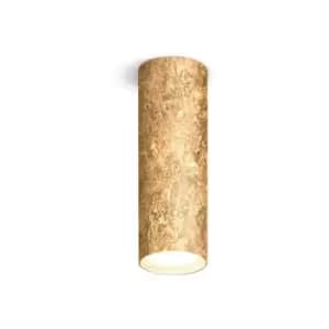 Kolarz TUBE - Surface Mounted Spotlight - Leaf Gold Finish, 1x GX53