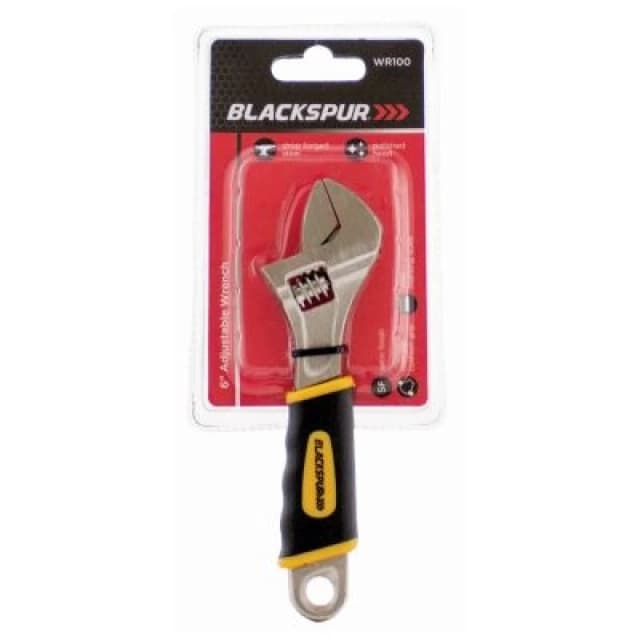 Blackspur 6" Power Grip Adjustable Wrench 52785AWUK
