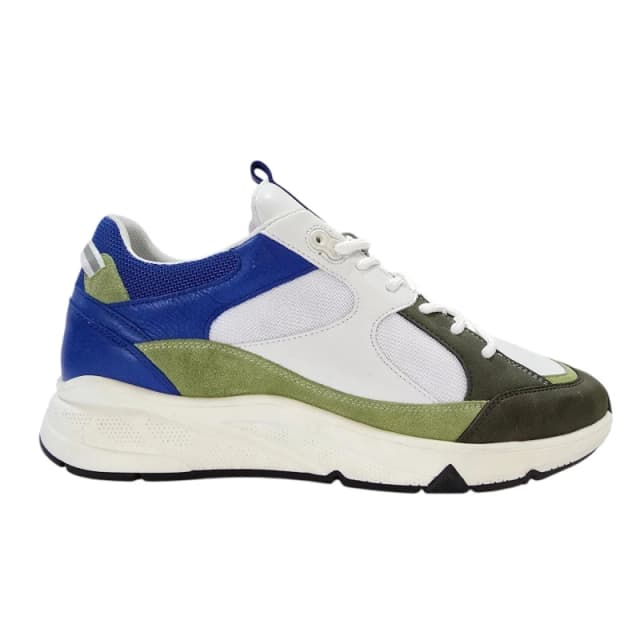 Loyalti Mens Crush Runners Wht/Green/Navy male 7 (41)