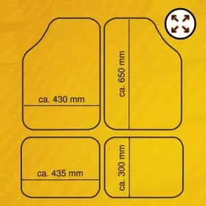 WALSER Floor mat set 29057