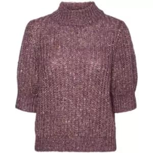 Vero Moda High Neck Blouse - Brown