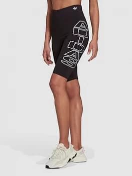 adidas Originals Cycling Shorts - Black, Size 10, Women