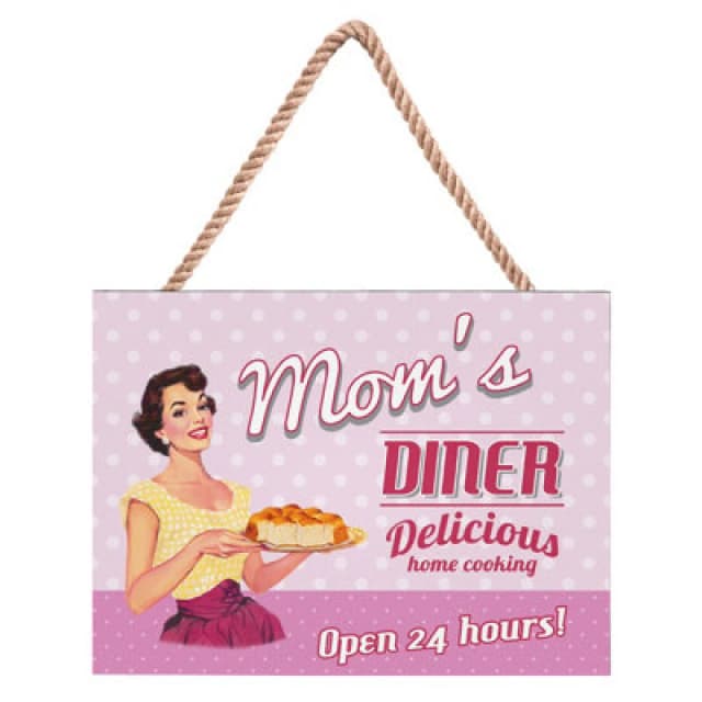 Premier Housewares Doris Plaque Home Wall Decor Pink Pink