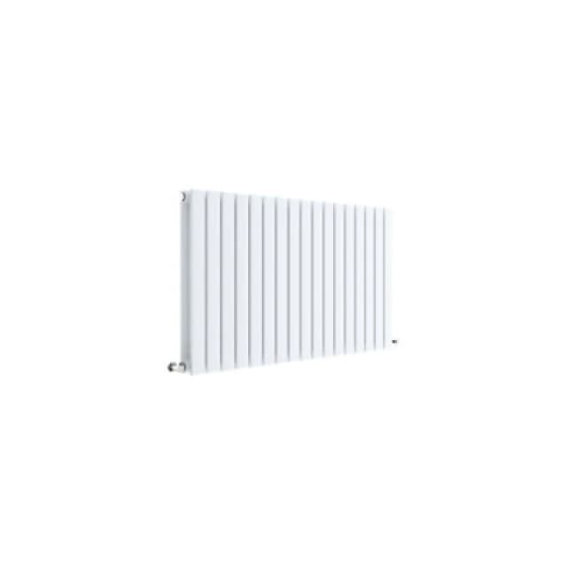 Aspire Aspire - Hudson Reed Sloane Double Designer Horizontal Radiator 600mm h x 992mm w - Satin White PWHLW56D