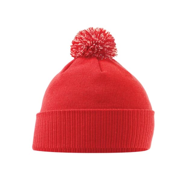 Beechfield Snowstar Beanie in Dark Red Dark Red Unisex One Size