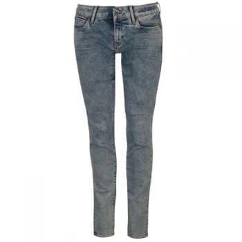 G Star 3301 Low Skinny Jeans Ladies - lt aged