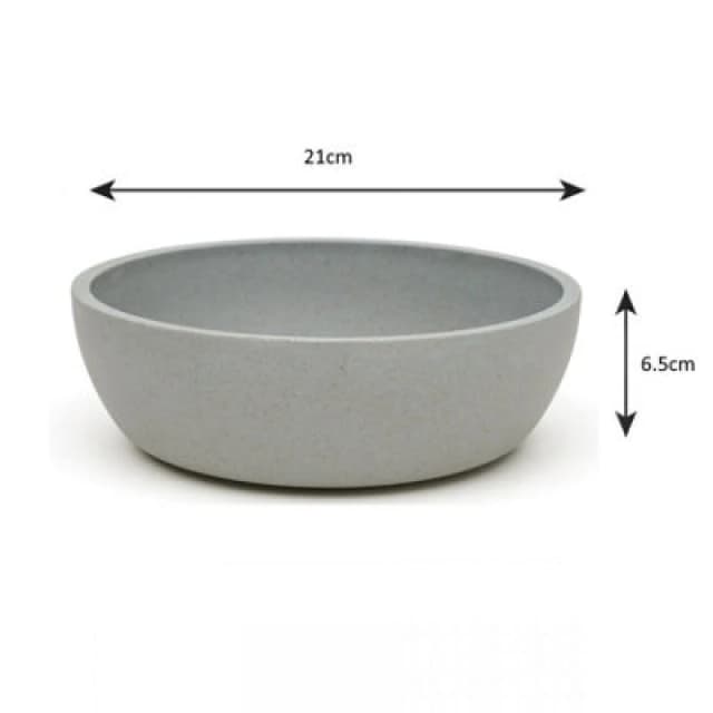 Zoon FloorGrip Bamboo Bowl - 21cm - Sky Blue 8005048