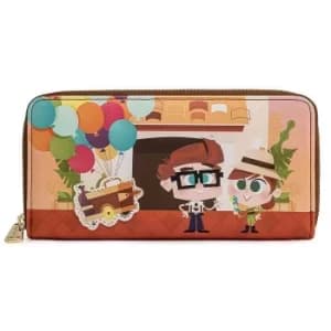 Loungefly Pixar Up Working Buddies Zip Around Wallet