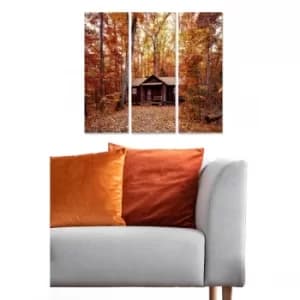 MDF1740686 Multicolor Decorative MDF Painting (3 Pieces)