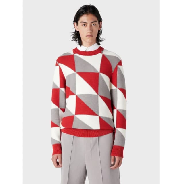 Emporio Armani Knit Sweatshirt Orange male S