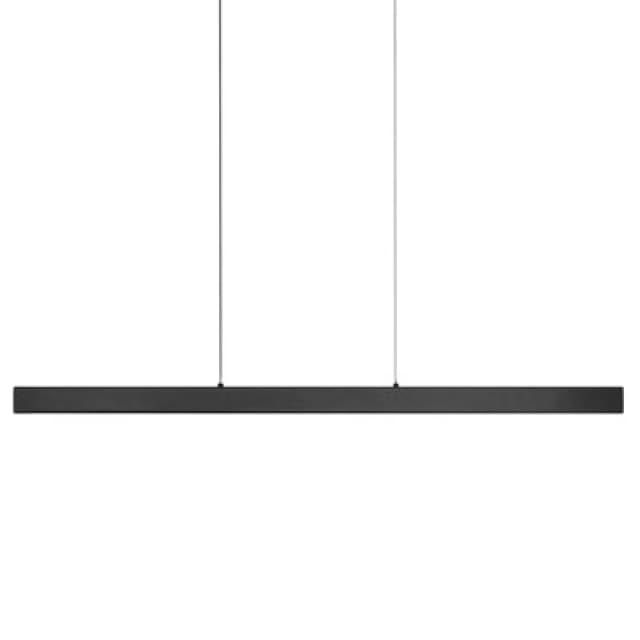 Beliani LED Pendant Lamp Arenas With Remote Black