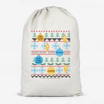 Friends Baubles Cotton Storage Bag - Large