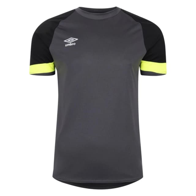 Umbro Short Sleeve Goal Keeper Jersey Black Yellow male S