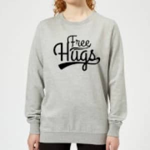 Free Hugs Womens Sweatshirt - Grey - 3XL