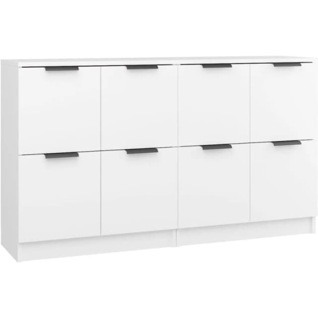 VIDAXL Sideboards 2 pcs White 60x30x70cm Engineered Wood Vidaxl 8720287122647