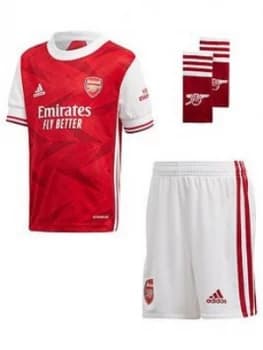 Adidas Arsenal Infant 2020/21 Home Mini Kit - Red