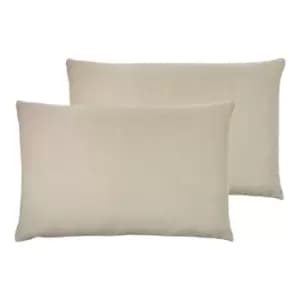 Furn. Contra Twin Pack Polyester Filled Cushions Natural