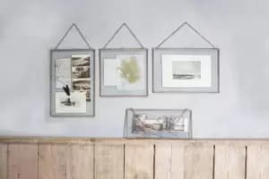 Nkuku Gigantic Antique Brass Kiko Frame Photo Frames Gold Long Portrait 48.5 x 22 cm