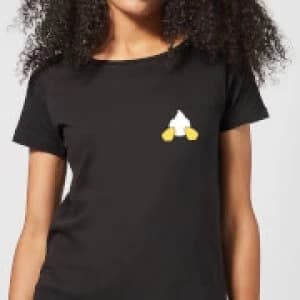Disney Donald Duck Backside Womens T-Shirt - Black