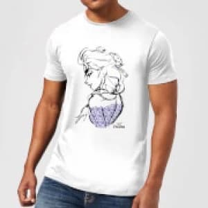 Disney Frozen Elsa Sketch Mens T-Shirt - White