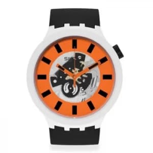 Swatch Orack Black Biosourced Material Strap Watch