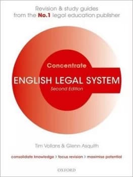 English Legal System by Tim Vollans Paperback