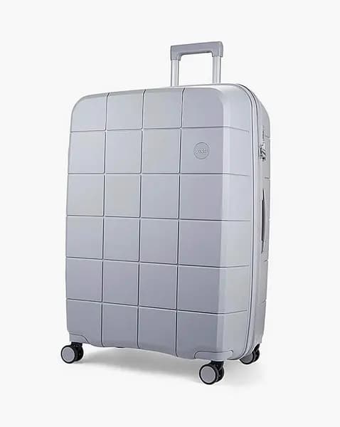 Rock Luggage Pixel VQ4YI Large Hardshell Grey Suitcase
