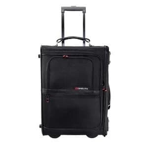 Monolith Nylon Wheeled Pilot Black Suitcase