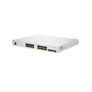 Cisco CBS350-24FP-4G-UK network switch Managed L2/L3 Gigabit Ethernet (10/100/1000) Silver