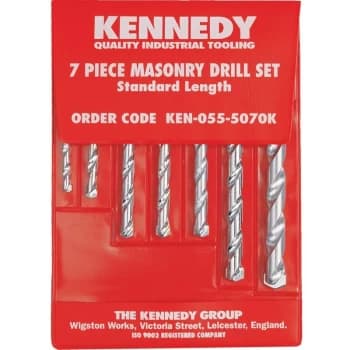 NO.6-20 7PCE Masonry Drill Set - Kennedy