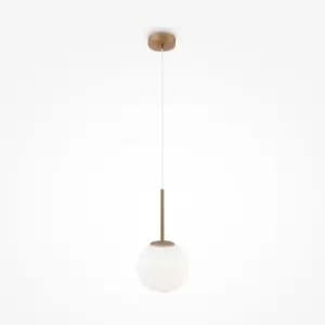 Maytoni Basic Form Medium Modern Globe Pendant Ceiling Light Gold E14