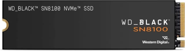 Western Digital Black 1TB SN8100 Gen 5 NVMe SSD - Read 14,900MB/s, Write 11,000MB/s - WDS100T1X0M-00CMT0