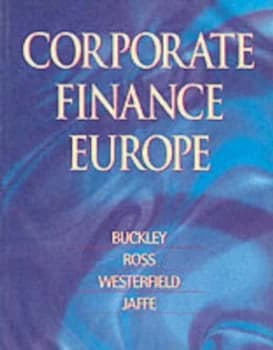 Corporate Finance Europe by Stephen a Ross Paperback