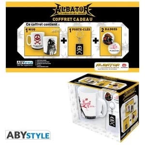 Captain Harlock - Mug + Keychain + Badges Emblem Gift Box