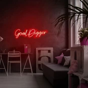 Goal Digger - Red Red Wall Lamp