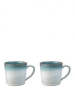 Denby Azure Haze Mugs Set Of 2