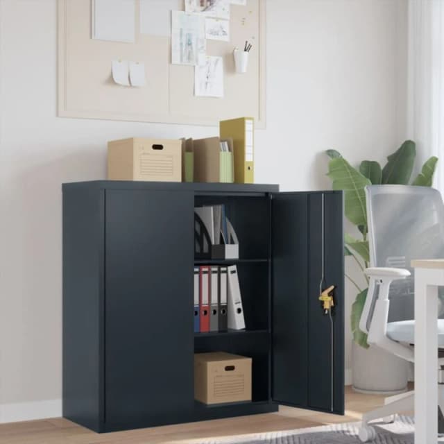 VIDAXL File Cabinet Anthracite 90x40x105cm Steel Vidaxl 8720845889616