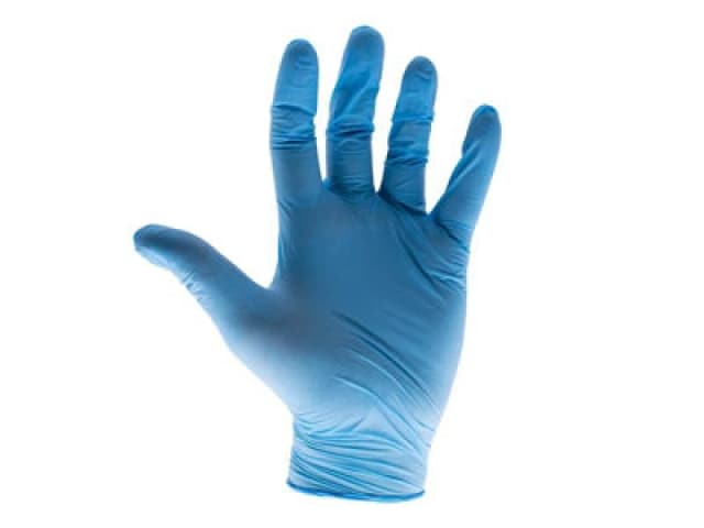 Scan Ks-St Rt021 Blue Nitrile Disposable Gloves Xl Box Of 100 Scaglodnxl