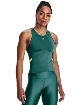 Under Armour Mesh Tank Top - Green, Size L, Women